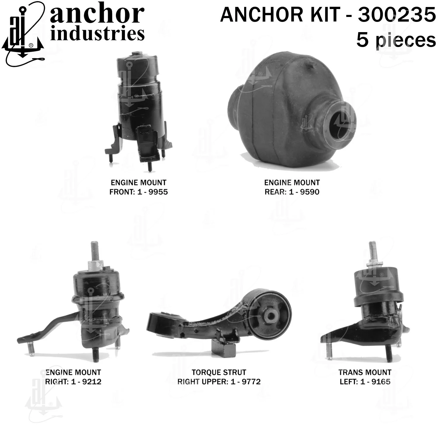 Anchor 300235 Engine Mount Kit - Image 4