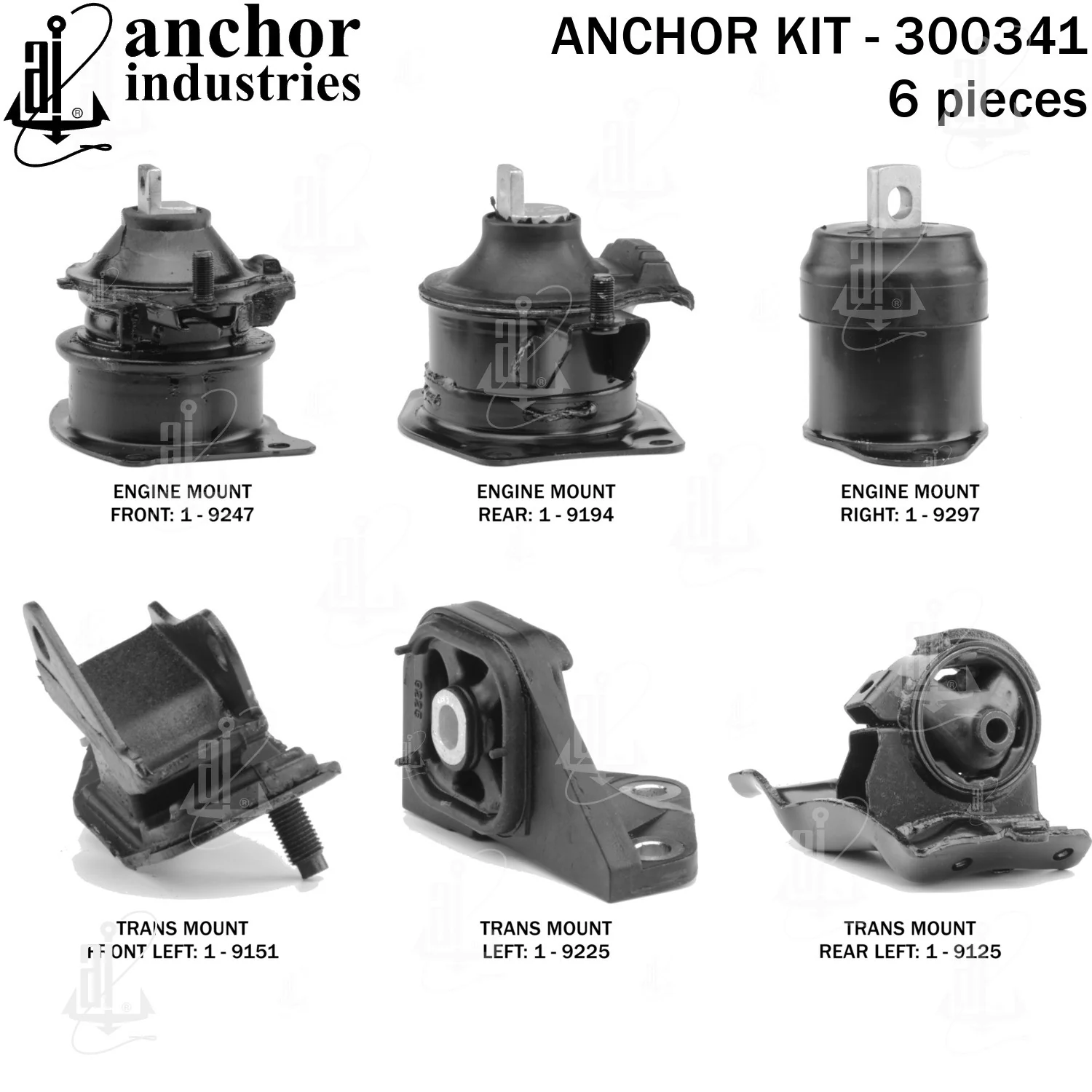 Anchor 300341 Engine Mount Kit - Image 3
