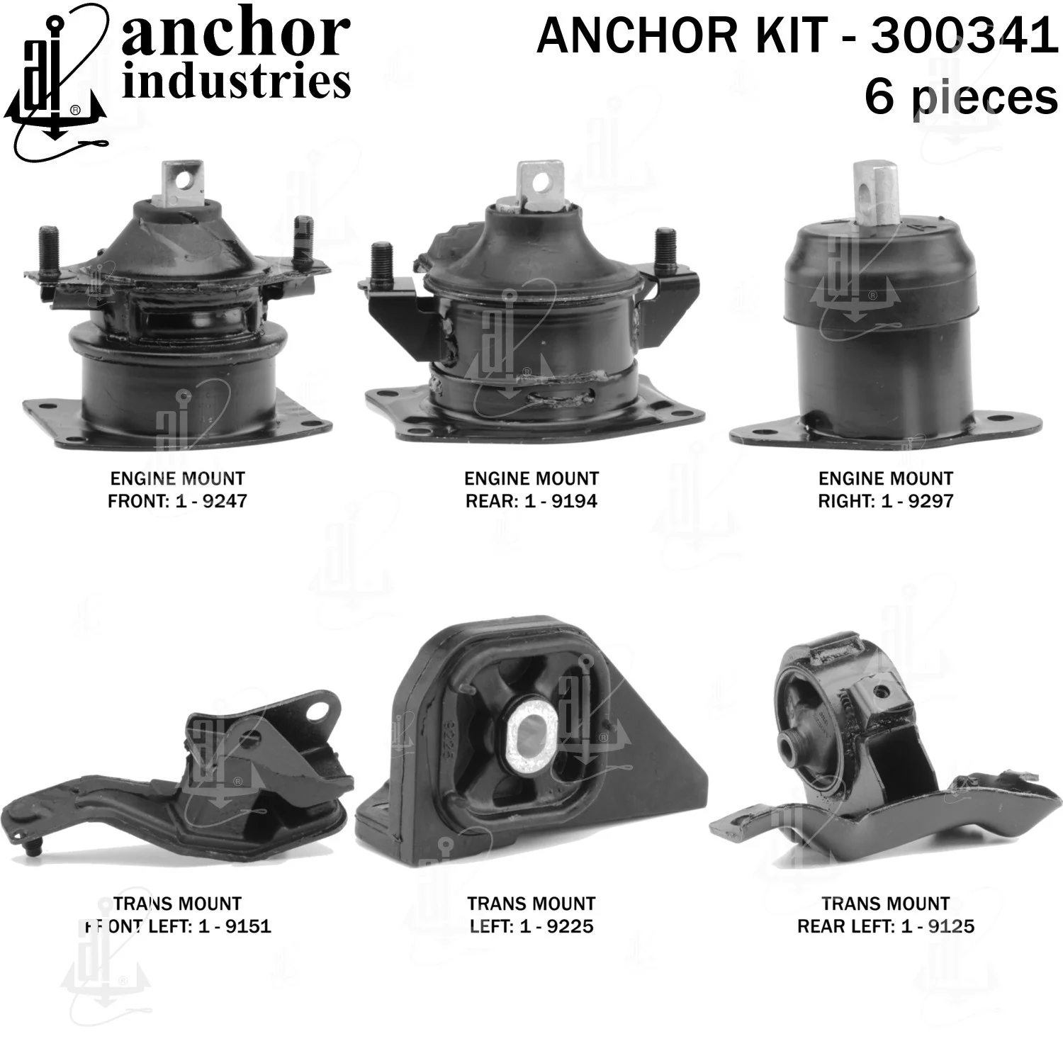 Anchor 300341 Engine Mount Kit - Image 4