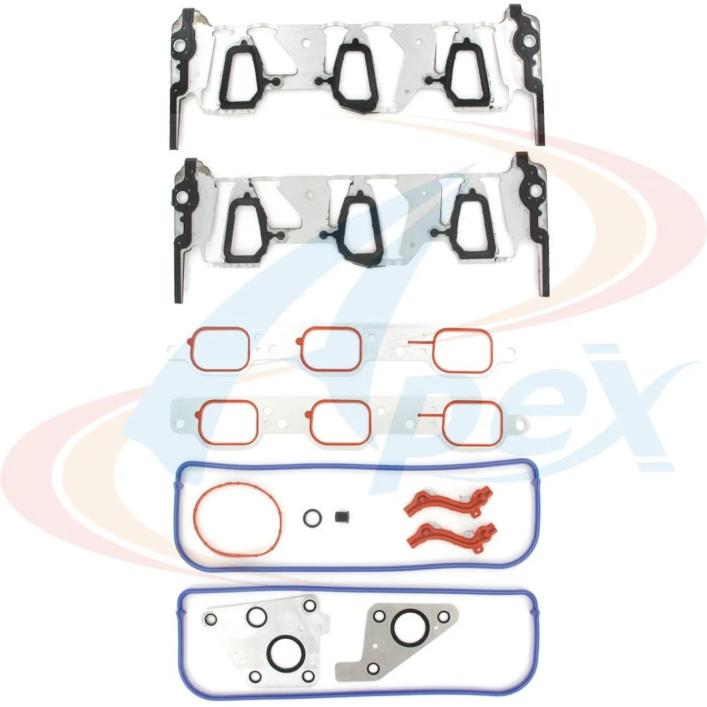 Apex AMS3981P Engine Intake Manifold Gasket Set - Lower and Upper