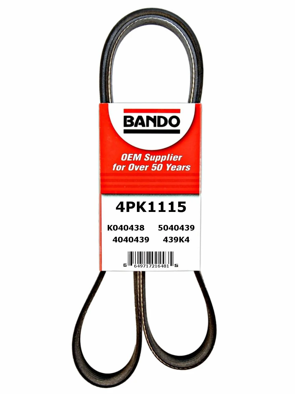 Bando 4PK1115 Accessory Drive Belt - Accessory Drive or Power Steering