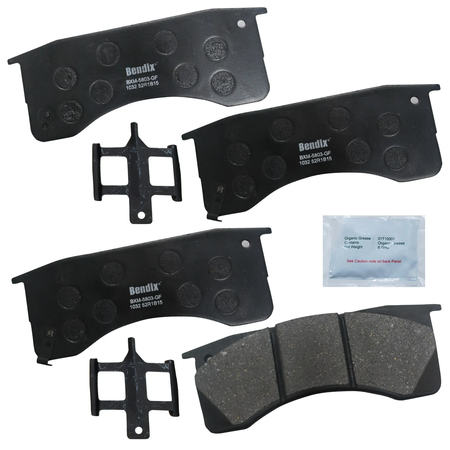 Bendix Friction MKD1032FM Disc Brake Pad Set - Front or Rear