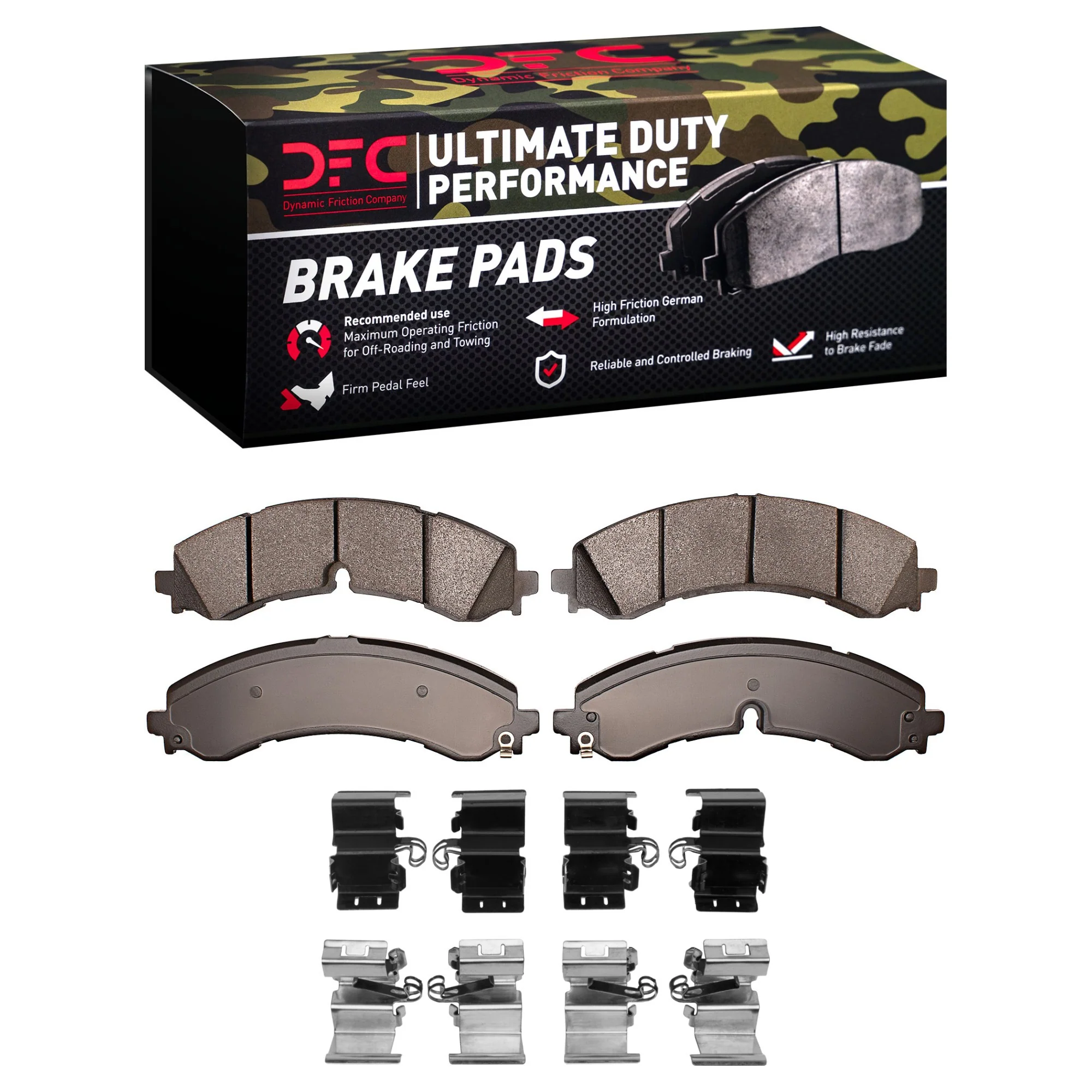Dynamite Friction 1400-2250-01 Disc Brake Pad Set - Front or Rear