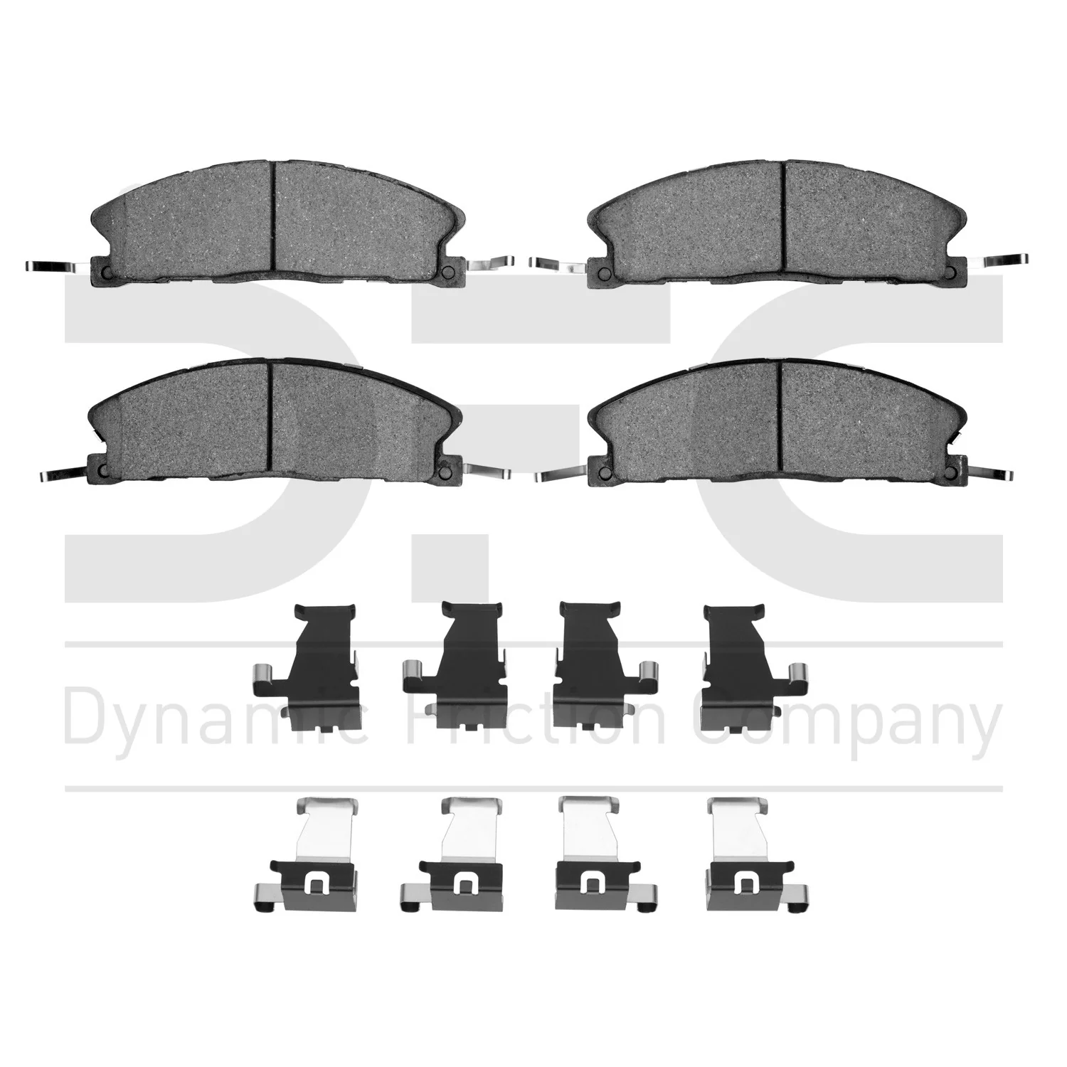 Dynamite Friction 1551-1611-12 Disc Brake Pad Set - Front