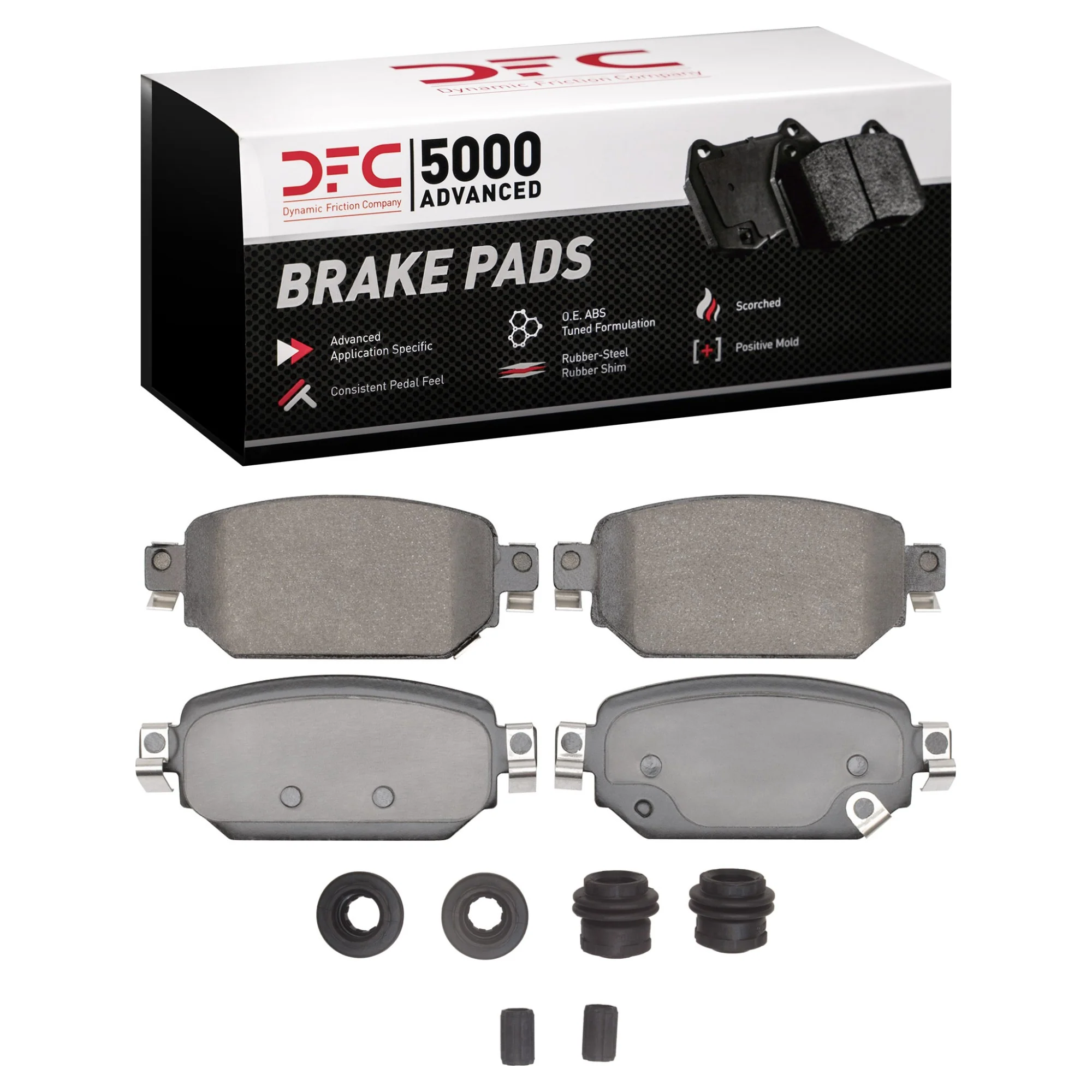Dynamite Friction 1551-2042-01 Disc Brake Pad Set - Rear