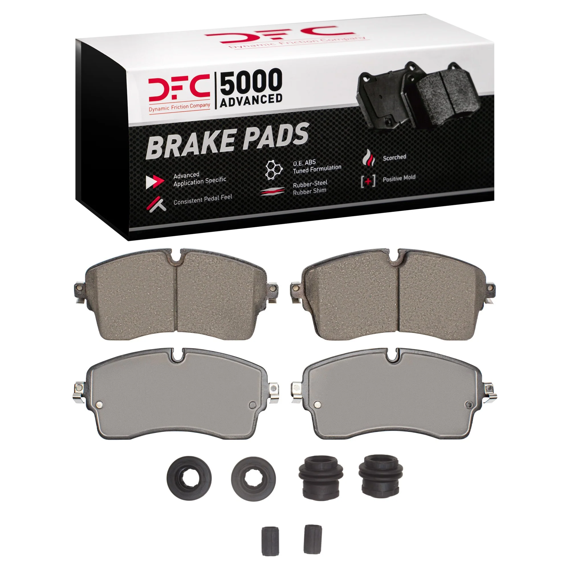 Dynamite Friction 1551-2133-01 Disc Brake Pad Set - Front