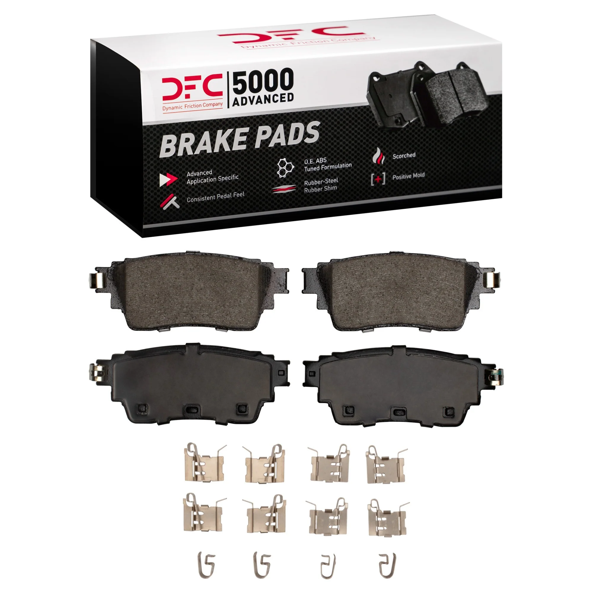 Dynamite Friction 1551-2200-02 Disc Brake Pad Set - Rear