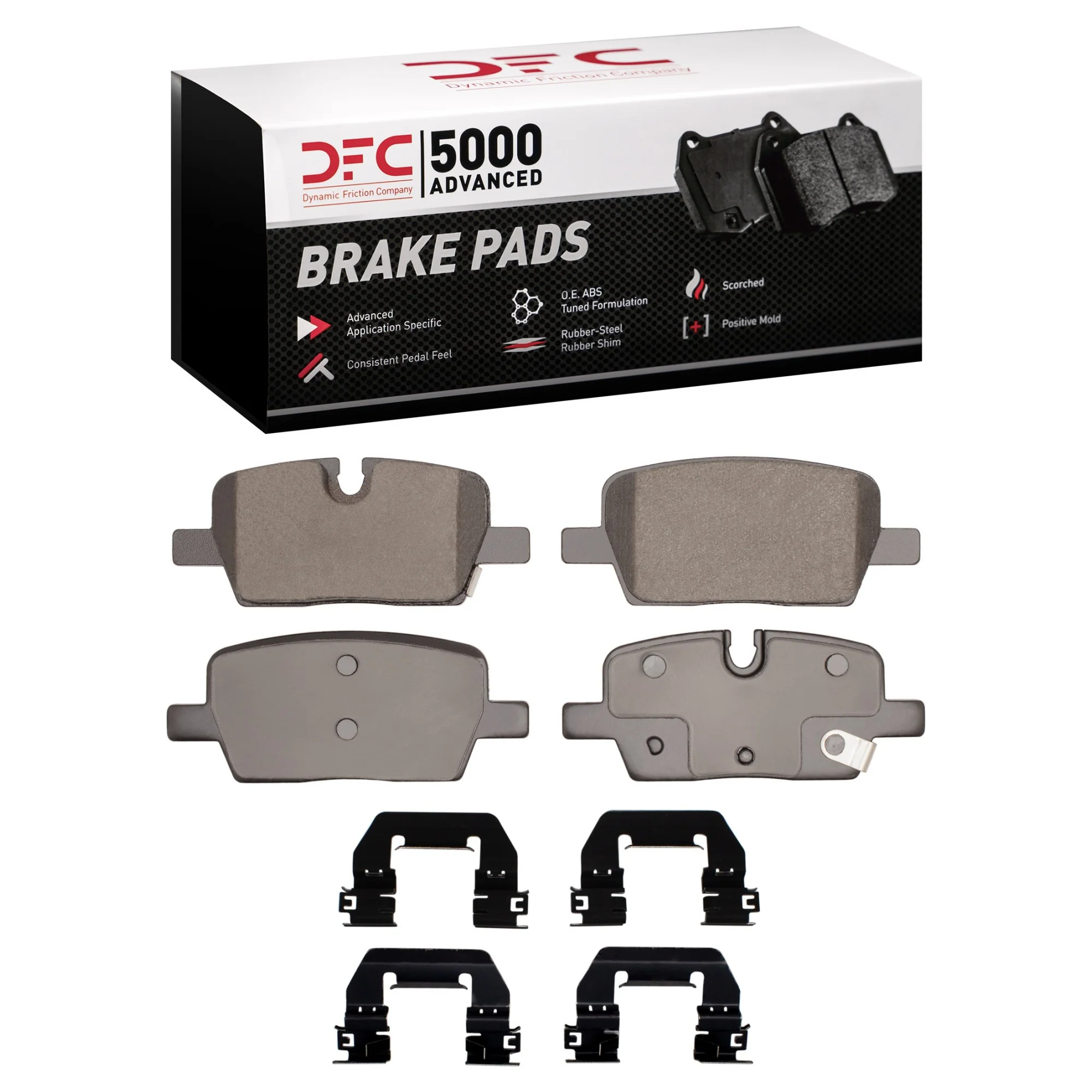 Dynamite Friction 1551-2303-01 Disc Brake Pad Set - Rear