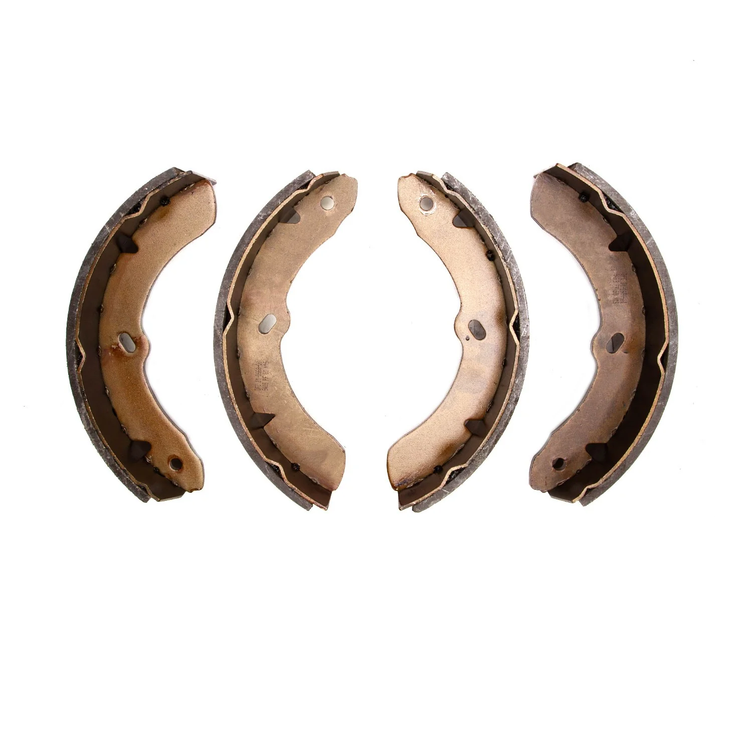 Dynamite Friction 1901-0668-00 Drum Brake Shoe Set - Rear