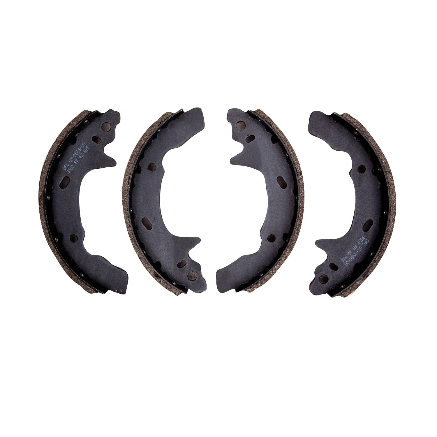 Dynamite Friction 1903-0566-00 Drum Brake Shoe Set - Rear