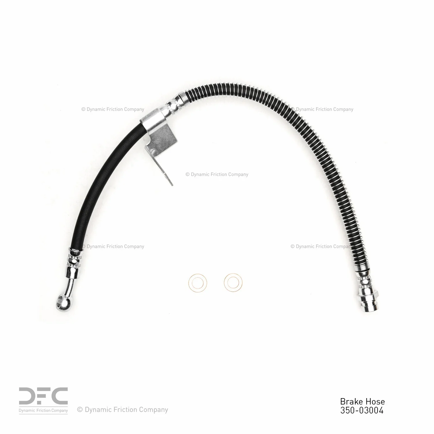 Dynamite Friction 350-03004 Brake Hydraulic Hose - Front Right