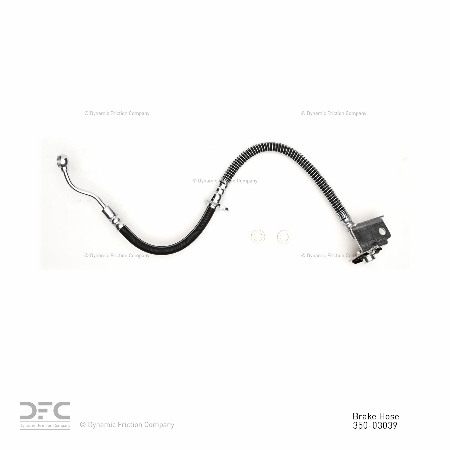 Dynamite Friction 350-03039 Brake Hydraulic Hose - Front Left