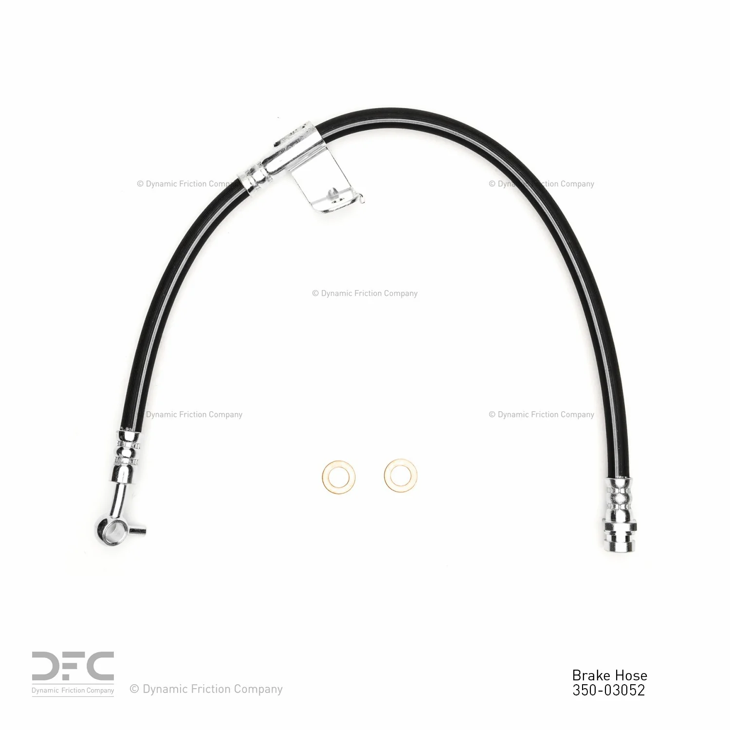 Dynamite Friction 350-03052 Brake Hydraulic Hose - Front Right