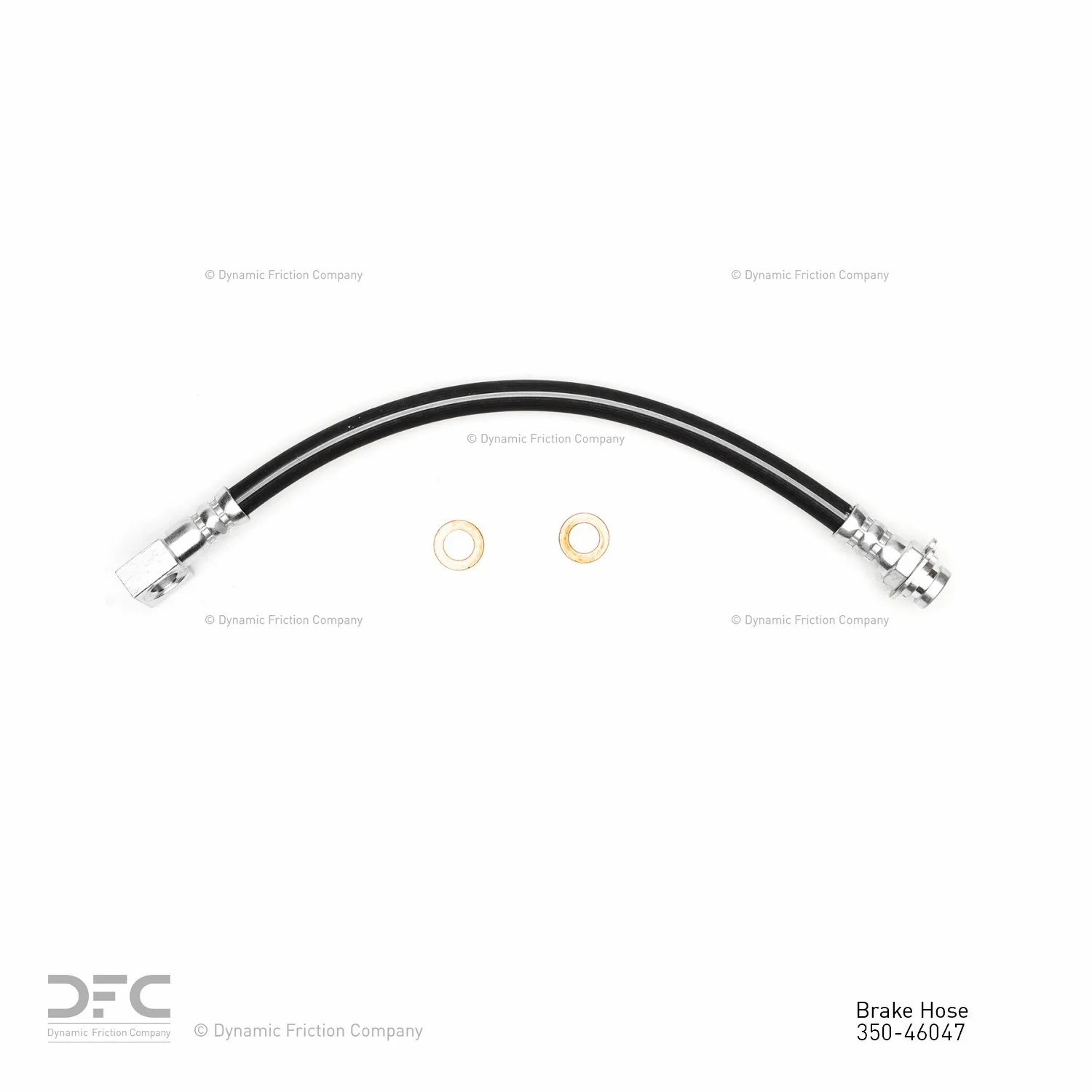 Dynamite Friction 350-46047 Brake Hydraulic Hose - Rear Right Lower