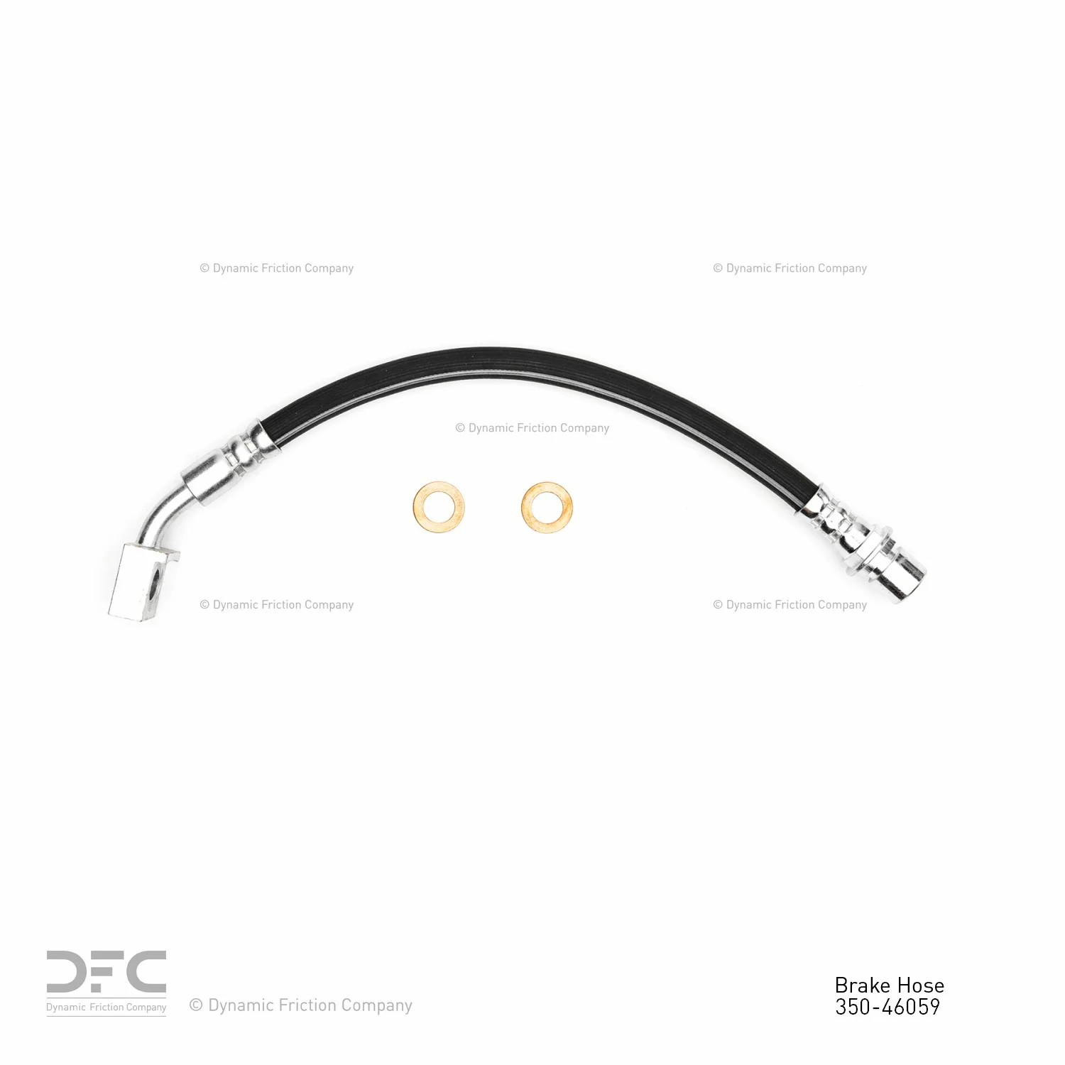 Dynamite Friction 350-46059 Brake Hydraulic Hose - Rear Right Lower
