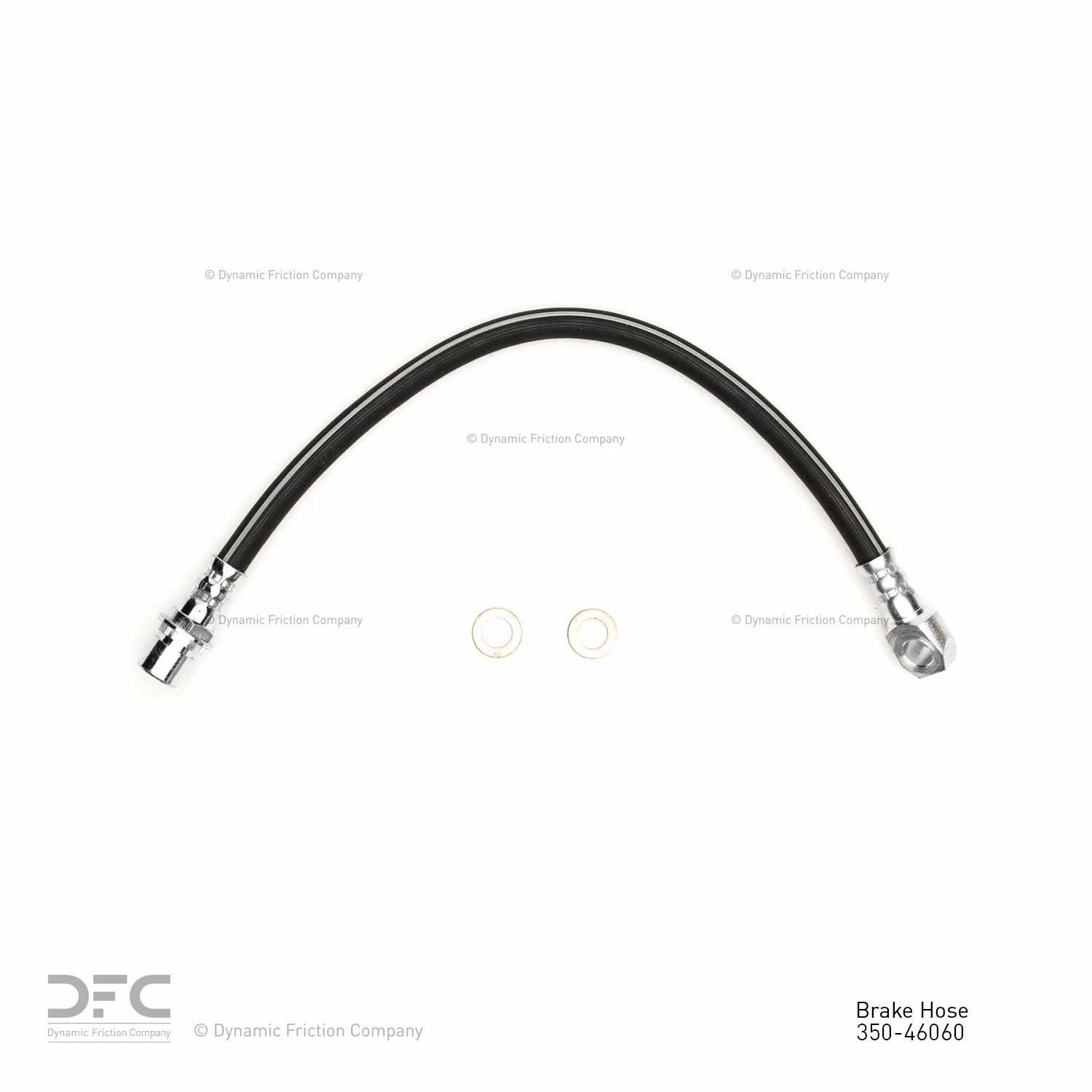 Dynamite Friction 350-46060 Brake Hydraulic Hose - Rear Left