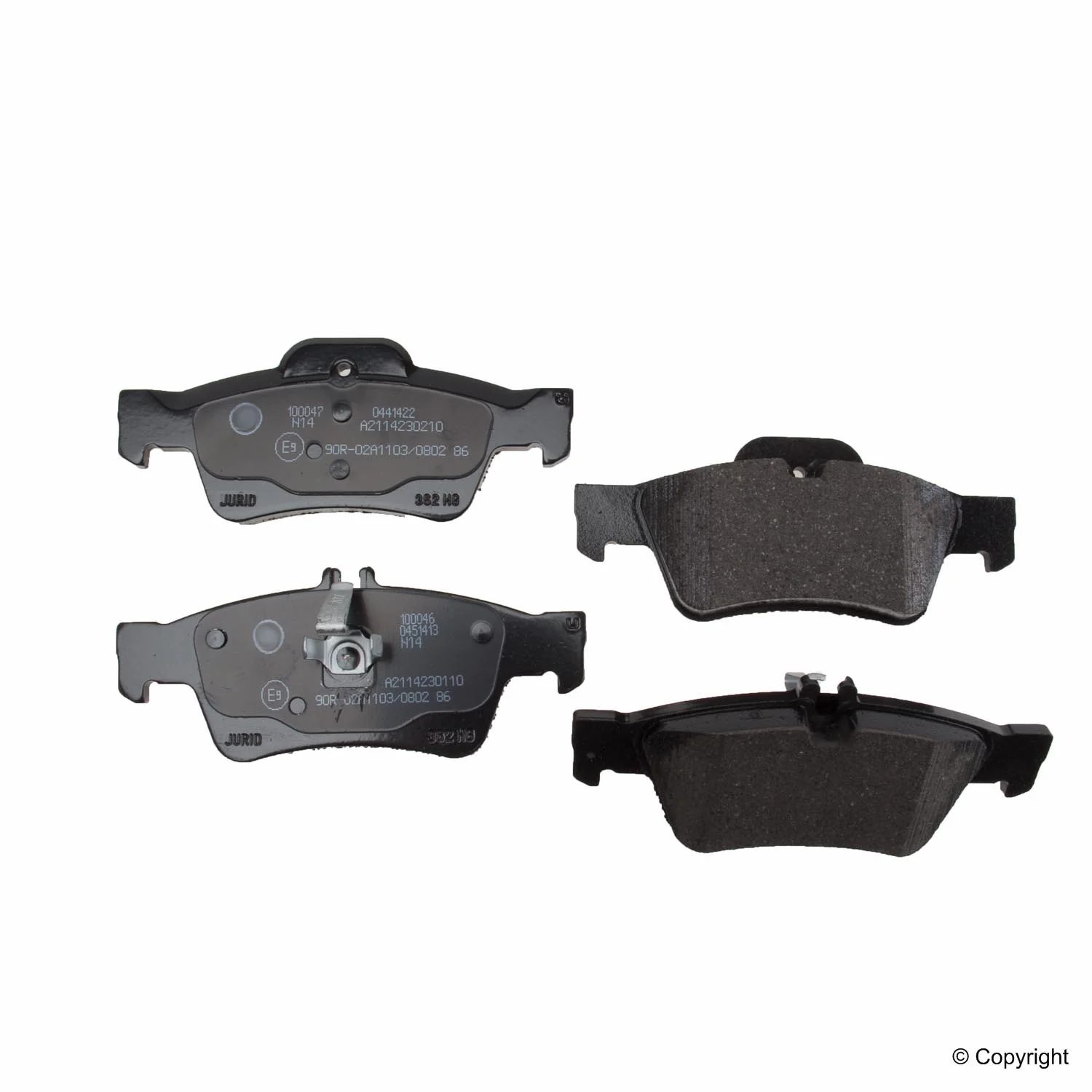 Genuine 0074201020 Disc Brake Pad Set - Rear