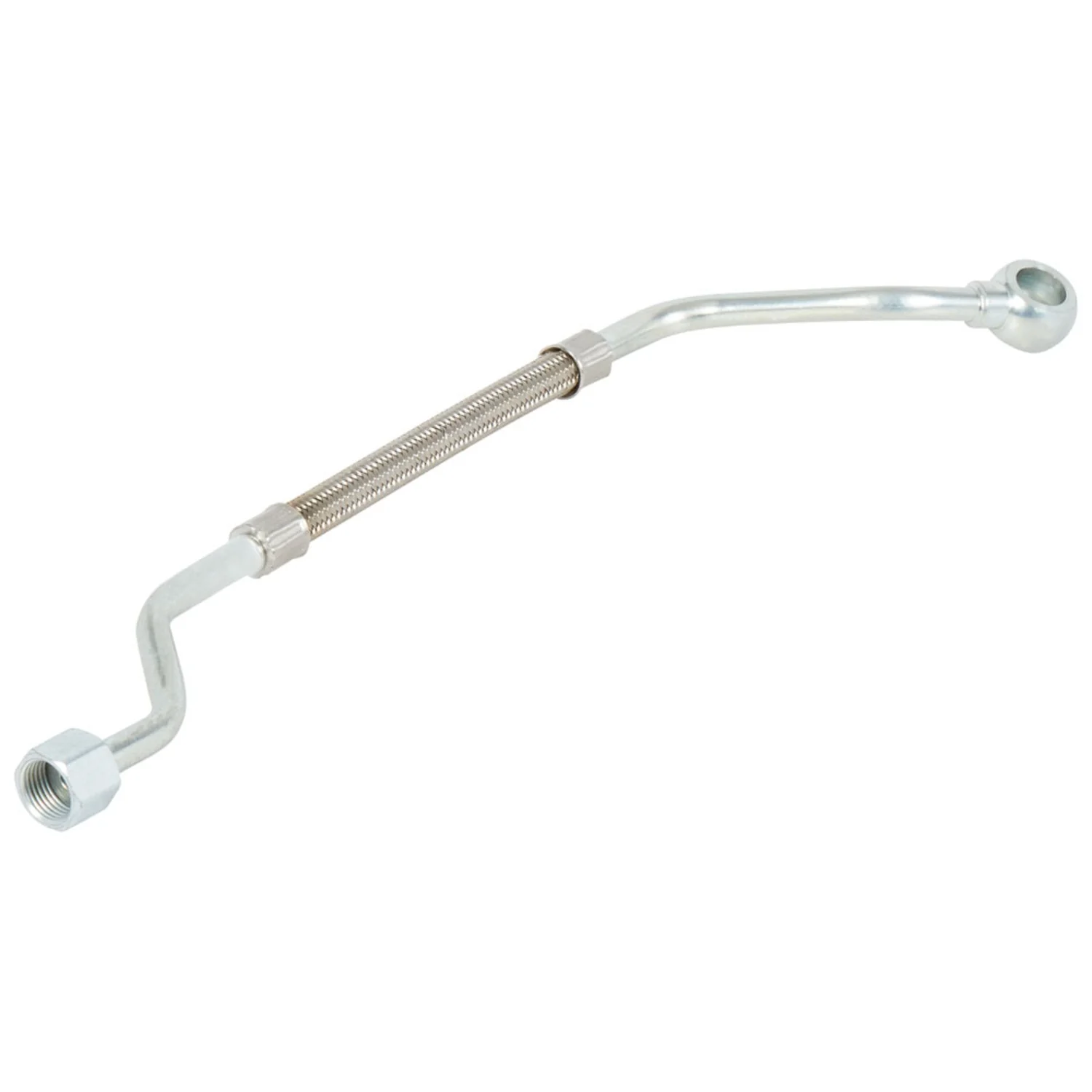 Global Parts 2541358 Turbocharger Oil Supply Line - Rear