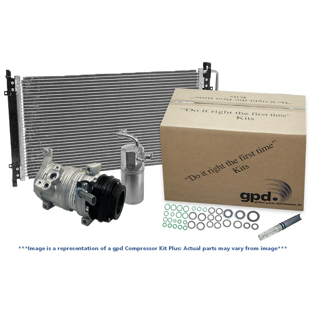 Global Parts 9645551A A/C Compressor and Condenser Kit