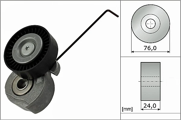 INA FP0648 Accessory Drive Belt Tensioner Pulley
