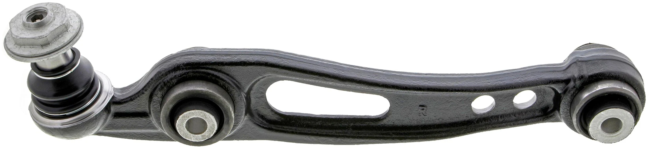 Mevotech CMS101563 Suspension Control Arm and Ball Joint Assembly - Front Right Lower Rearward