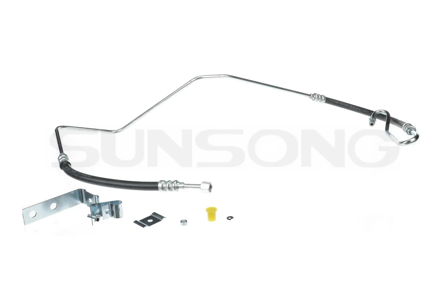 Sunsong 3403020 Power Steering Cylinder Line Hose Assembly - Left Turn